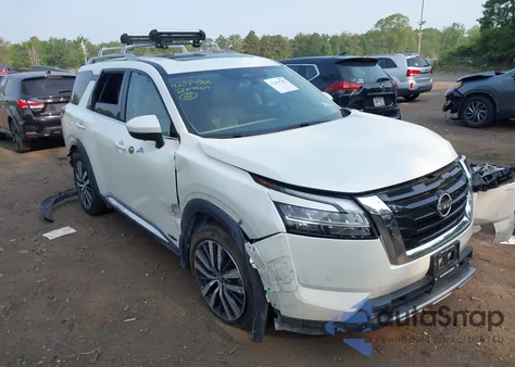 2022 Nissan Pathfinder Platinum 4Wd из США, поврежденный, VIN 5N1DR3DK7NC219348